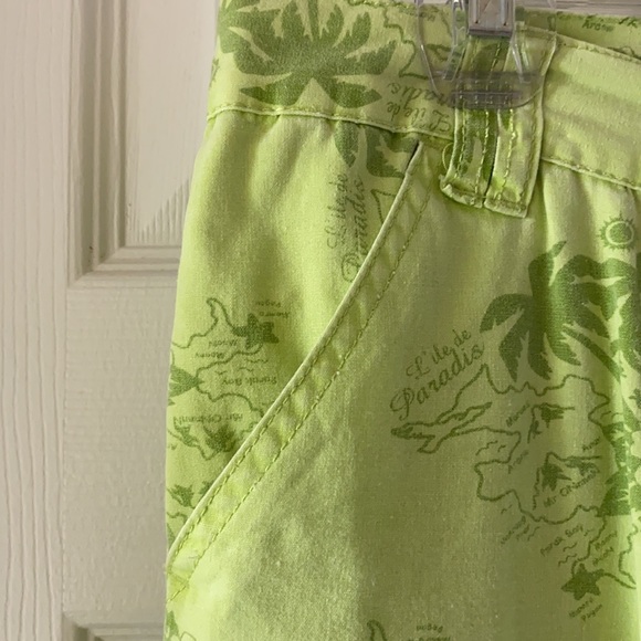 Cute Cotton Tropical Capris - size 13 - Picture 5 of 8